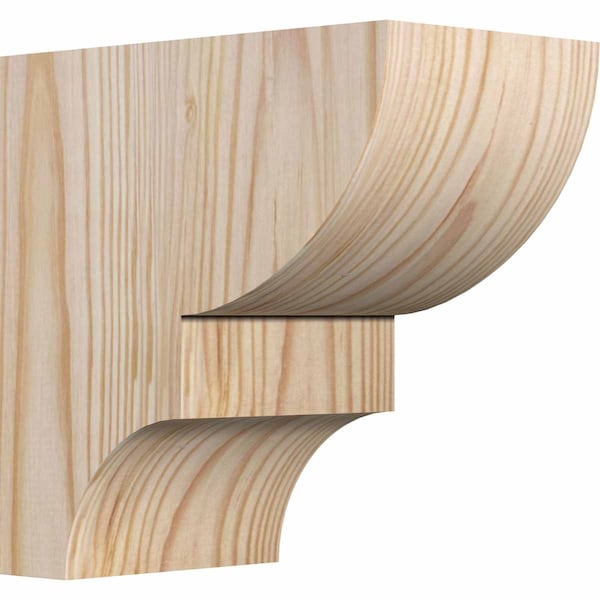 Ekena Millwork Ridgewood Smooth Corbel, Douglas Fir, 3 1/2"W x 6"D x 6"H COR04X06X06RID00SDF - main